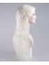 White Fair Lady Medieval Wig